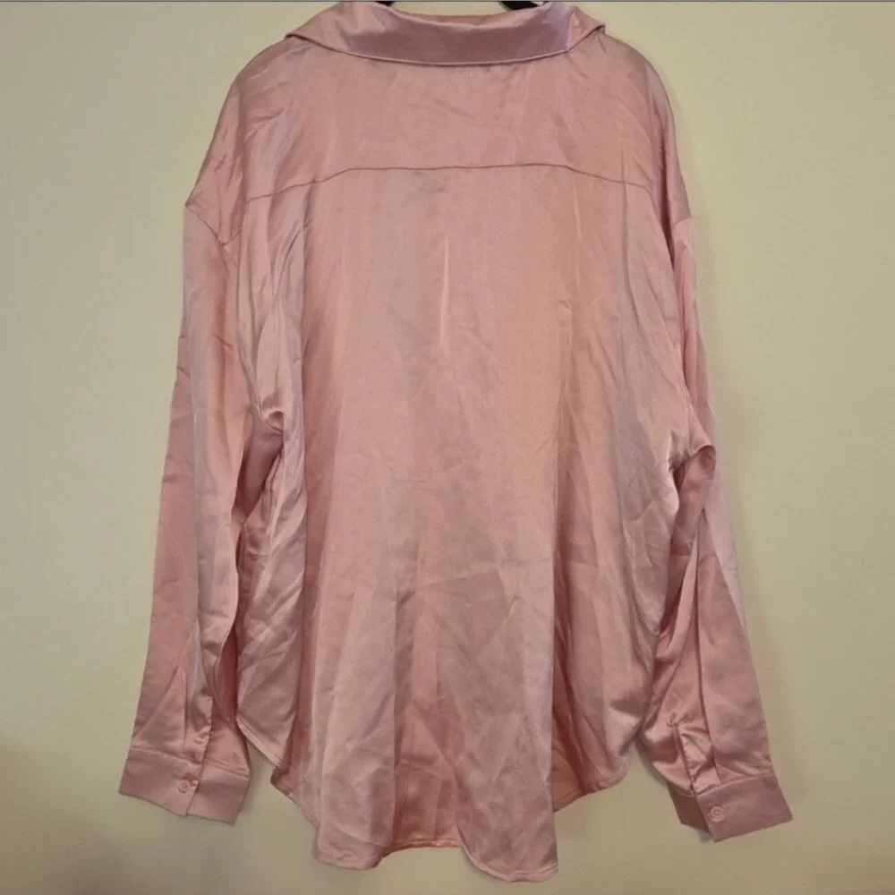 NWT SHEIN Button Down Shirt - Picture 2 of 6